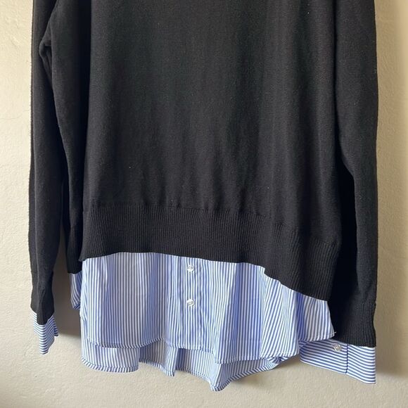 Women's Croft & Barrow® Crew Neck Twofer Sweater - Picture 7 of 10